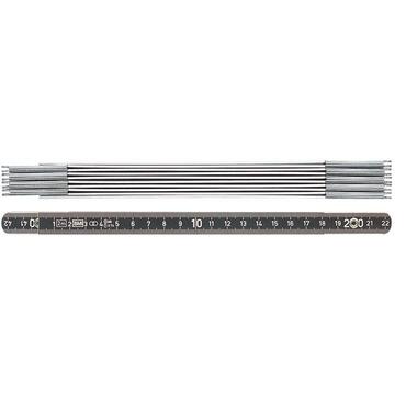 Aluminium ruler gauge/fold gauge type 4672